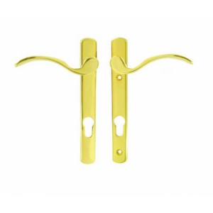 Scroll Lever Lever UPVC Multipoint Door Handles 92mm PZ Unsprung 122mm Screw Centres